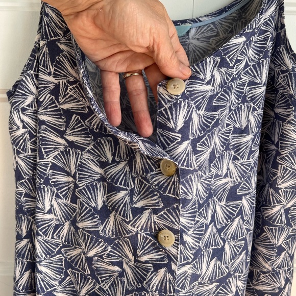 Joules linen blend top - Picture 3 of 11